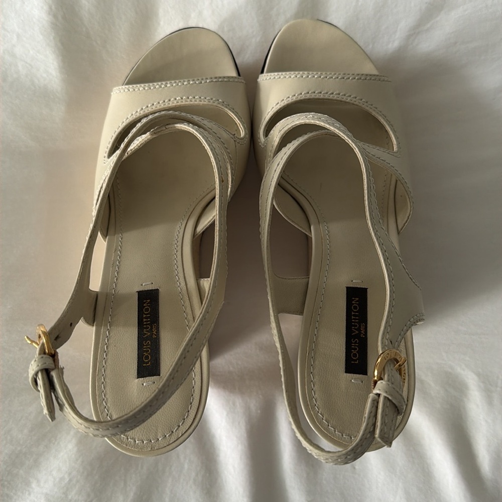 Louis Vuitton Platform Sandals size 38 1/2 - Picture 7 of 14